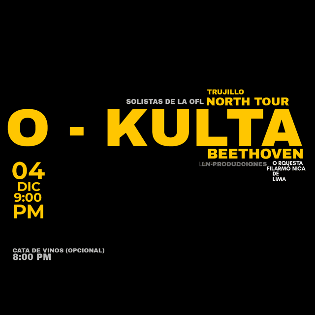 O-Kulta (Trujillo) en Auditorio del Colegio de Abogados