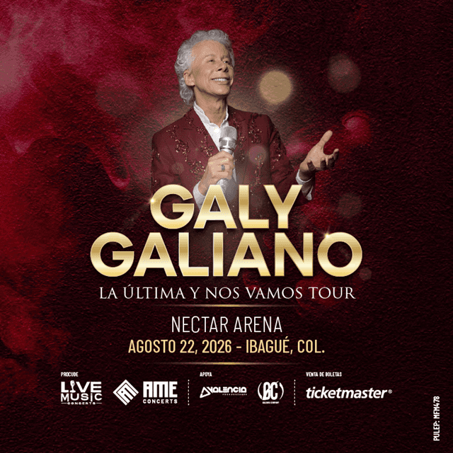 Galy Galiano | Ibague en Néctar Arena