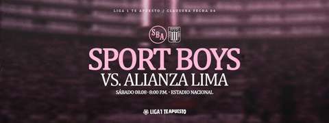 SBA vs Alianza Lima - F4 Torneo Clausura