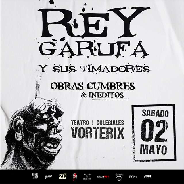 REY GARUFA Y SUS TIMADORES - OBRAS CUMBRES & INEDITOS - Sábado 2 de Mayo 2026