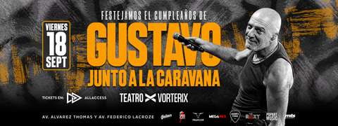GUSTAVO CORDERA FESTEJA SU CUMPLEAÑOS EN VORTERIX