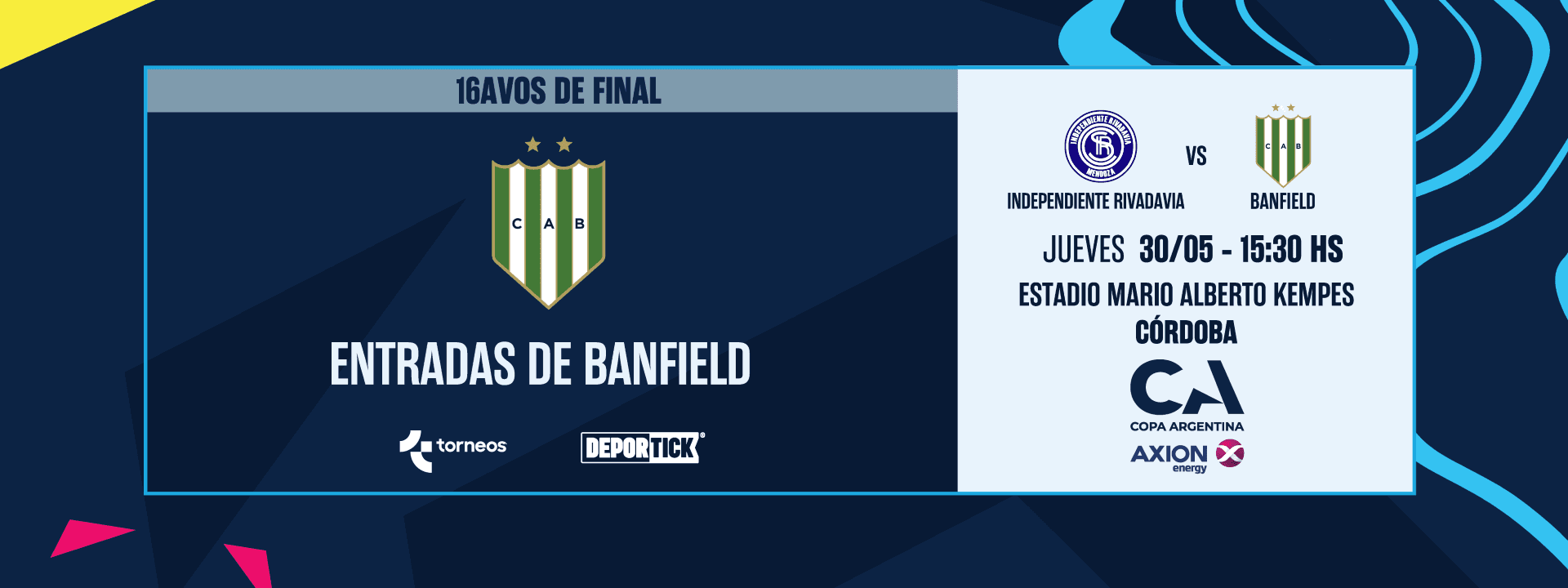 Independiente Rivadavia (MDZ) vs. Banfield - 16avos. Copa Argentina 2024