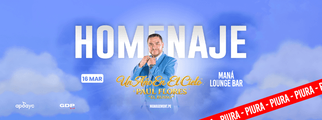 Homenaje a Paul Flores "El Russo" Un Año en el Cielo (Piura)
