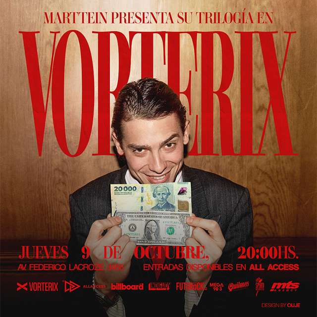 MARTTEIN presenta su trilogía en VORTERIX - 9 de Octubre