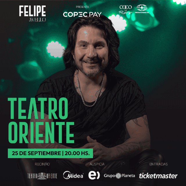 Felipe Avello - Teatro Oriente - 25 de Septiembre2026
