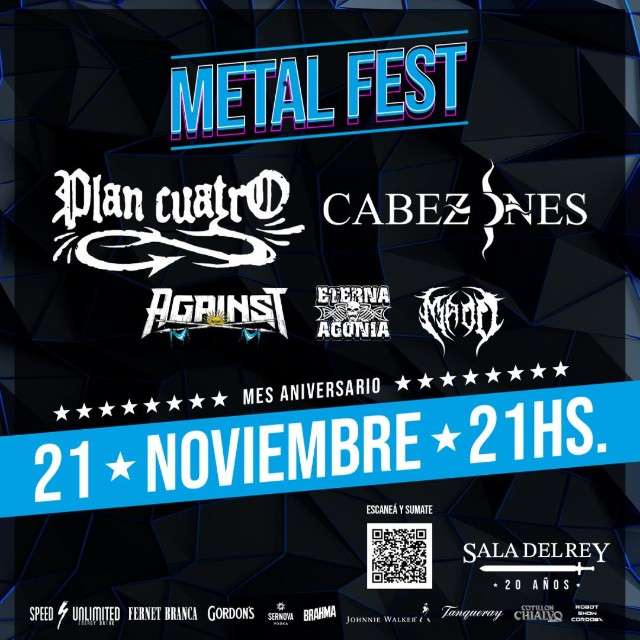 Metal Fest - Viernes 21 de Noviembre - 21:00hs