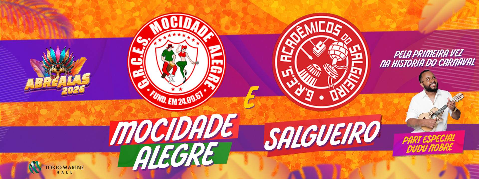Abre Alas • Mocidade Alegre e Salgueiro Participação Especial Dudu Nobre em São Paulo