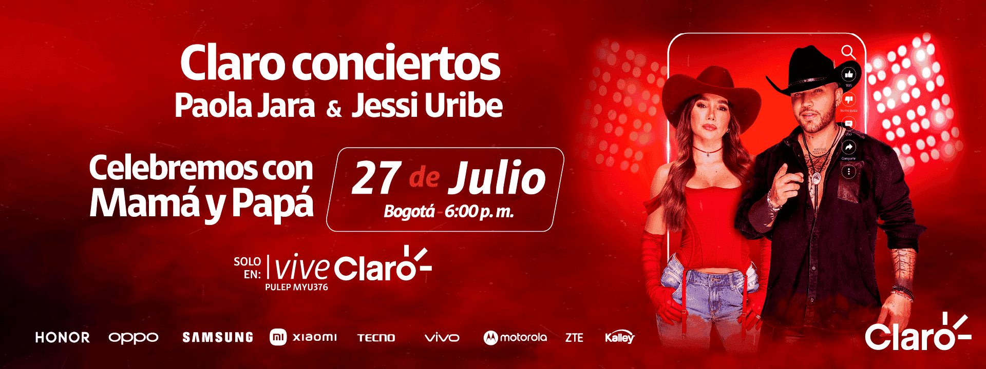 CELEBREMOS CON MAMÁ Y PAPÁ - JESSI URIBE & PAOLA JARA*
