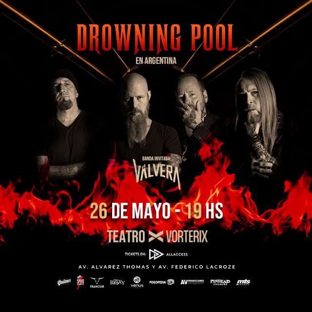 DROWNING POOL en Teatro Vorterix