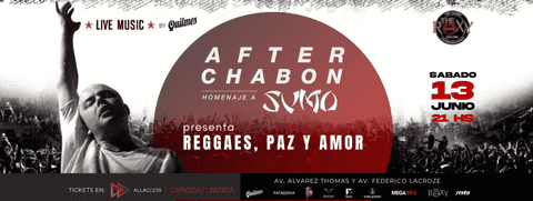 AFTER CHABON – Reggaes ,Paz y Amor
