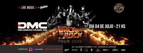 DMC - BACK TO ROCK TOUR 2026