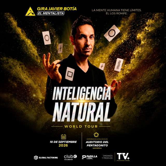 Gira Javier Botía El Mentalista Inteligencia Natural World Tour