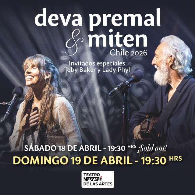 Deva Premal y Miten - 18 y 19 de Abril 2026