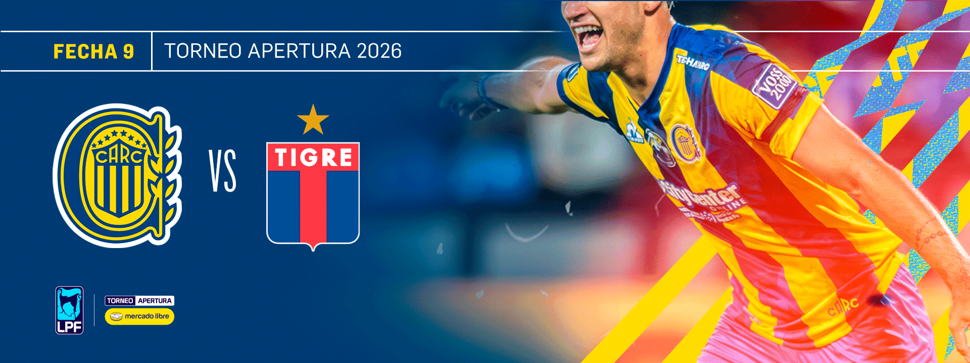 Rosario Central vs. Tigre - Torneo Mercado Libre Apertura 2026 - FECHA 9