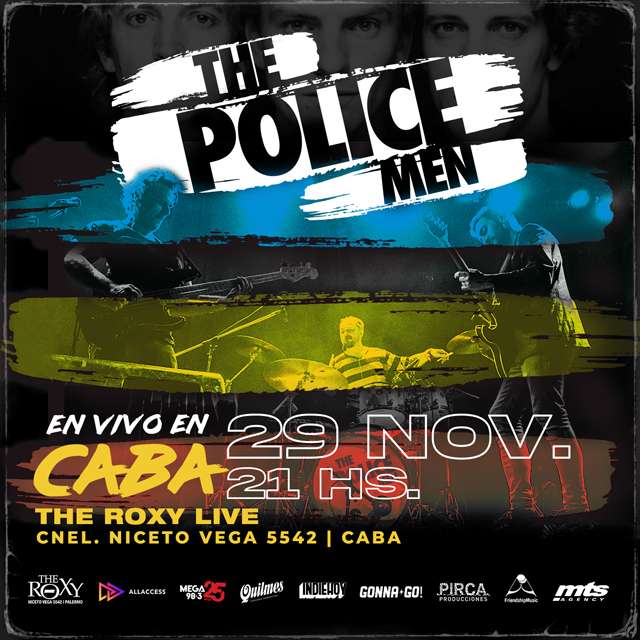 THE POLICE MEN VUELVE A CABA - 29 de Noviembre