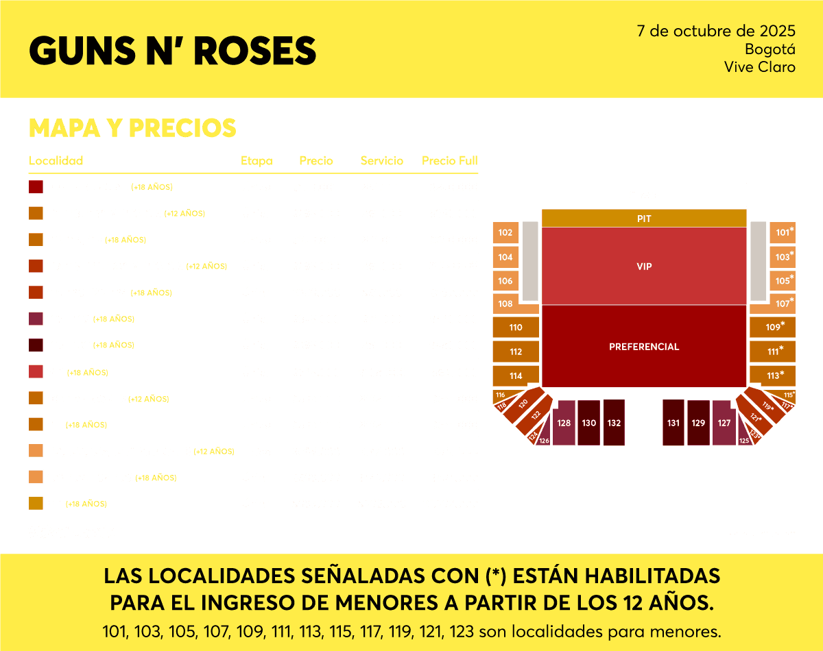 Mapa y precios - image