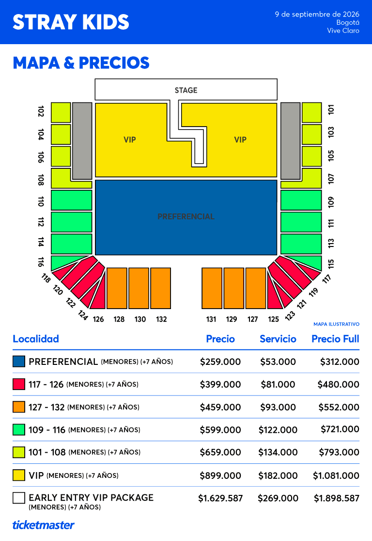Mapa y Precios