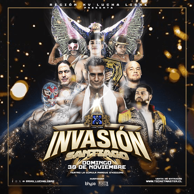 Invasión Santiago - Region XV Lucha Libre en Teatro La Cúpula