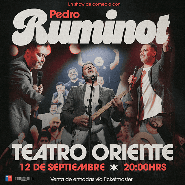 Pedro Ruminot en Teatro Oriente