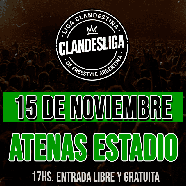 Flyer de Clandesliga 2° Tiempo
