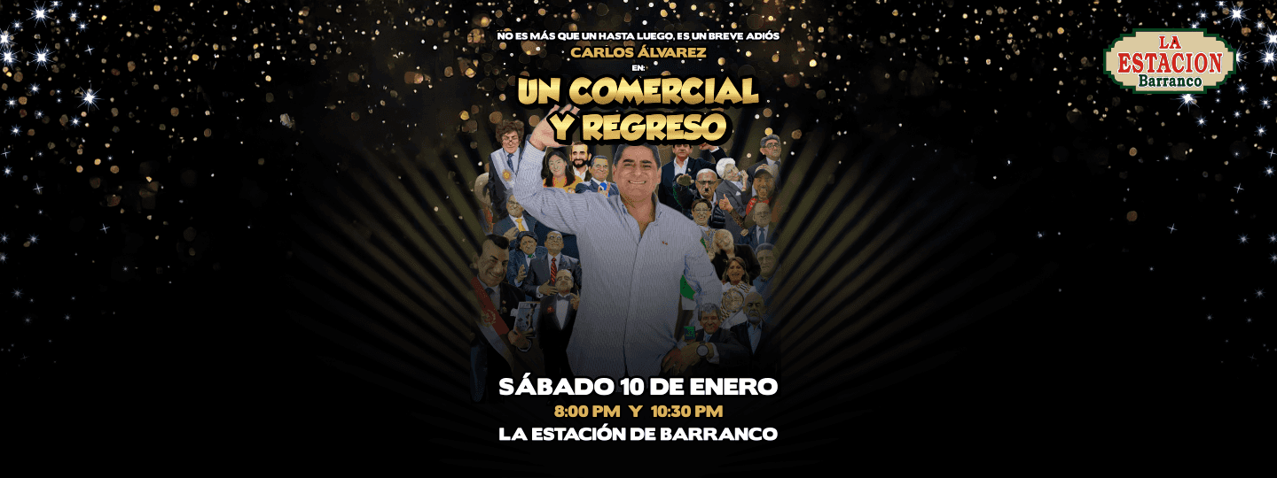 Carlos Alvarez en Un Comercial y Regreso