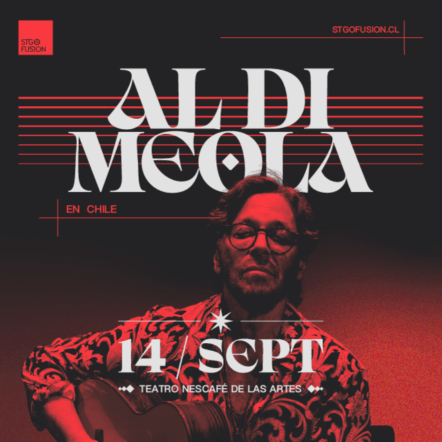 Al Di Meola en Teatro NESCAFÉ de las Artes