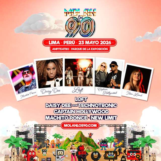 Festival Molan Los 90 - Eurodance en Anfiteatro del Parque de la Exposición