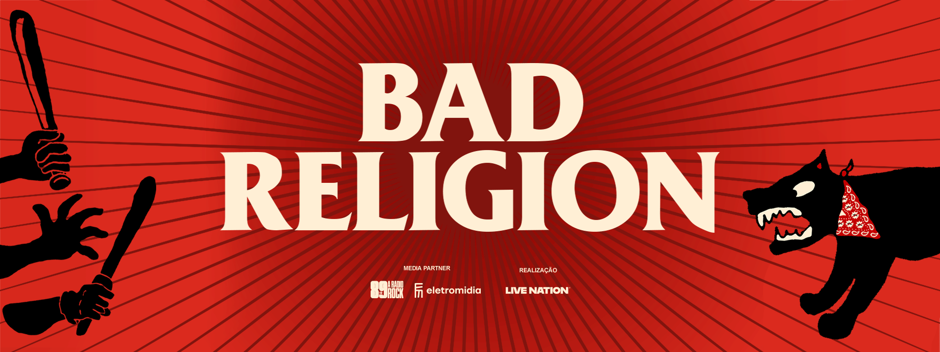 Bad Religion - São Paulo - 28/04/2026 - Venda Geral