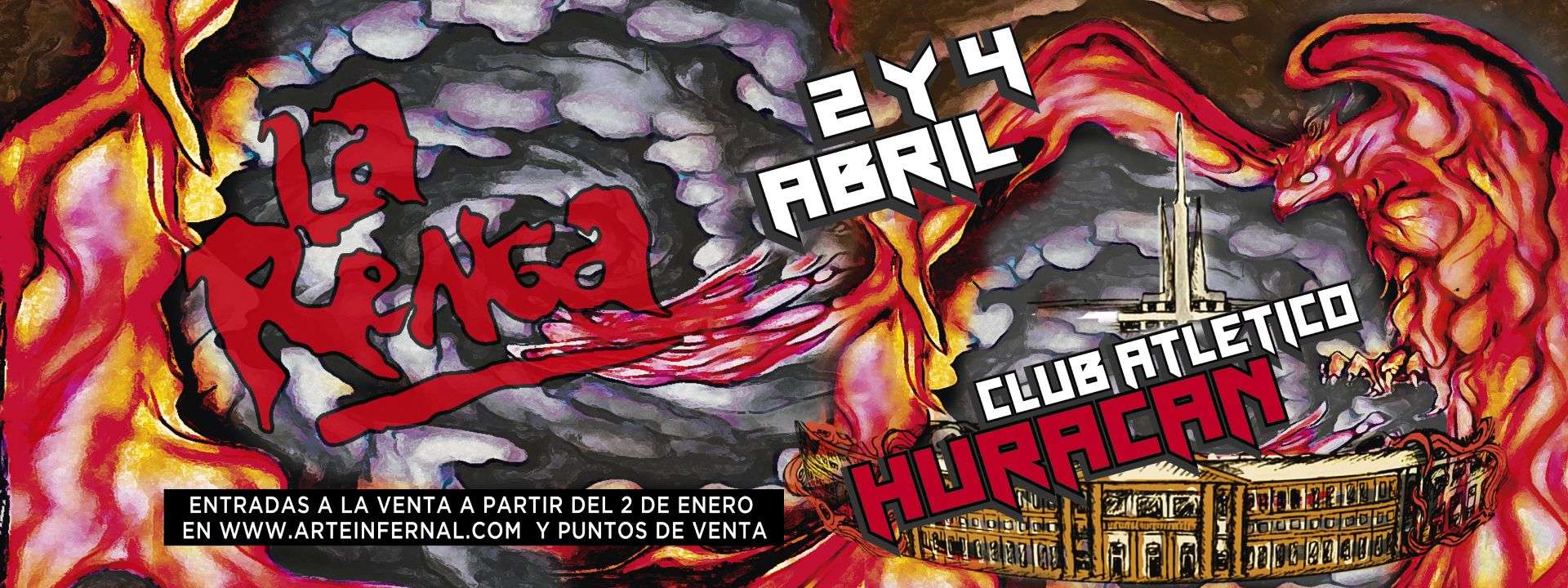 La Renga en Huracán 2026