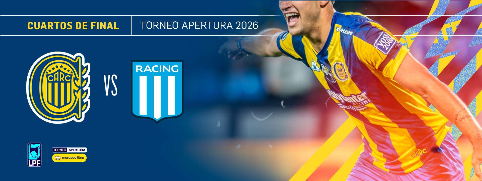 Rosario Central vs. Racing Club - Torneo Mercado Libre Apertura 2026 - 4tos. de Final