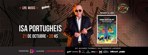 ISA PORTUGHEIS Presenta su libro "ADONDE QUIERA QUE VOY"