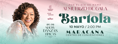 Almuerzo show por el Día de la Madre con Bartola