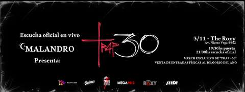 MALANDRO PRESENTA TRAP +30