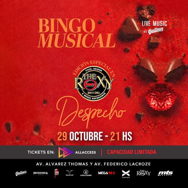 Flyer de BINGO MUSICAL - EDICION DESPECHO