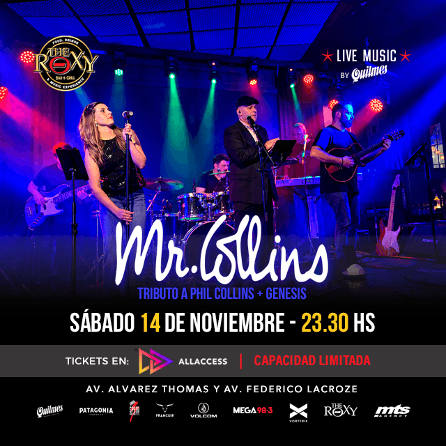 Flyer de MR COLLINS - Tributo a Phil Collins & Genesis