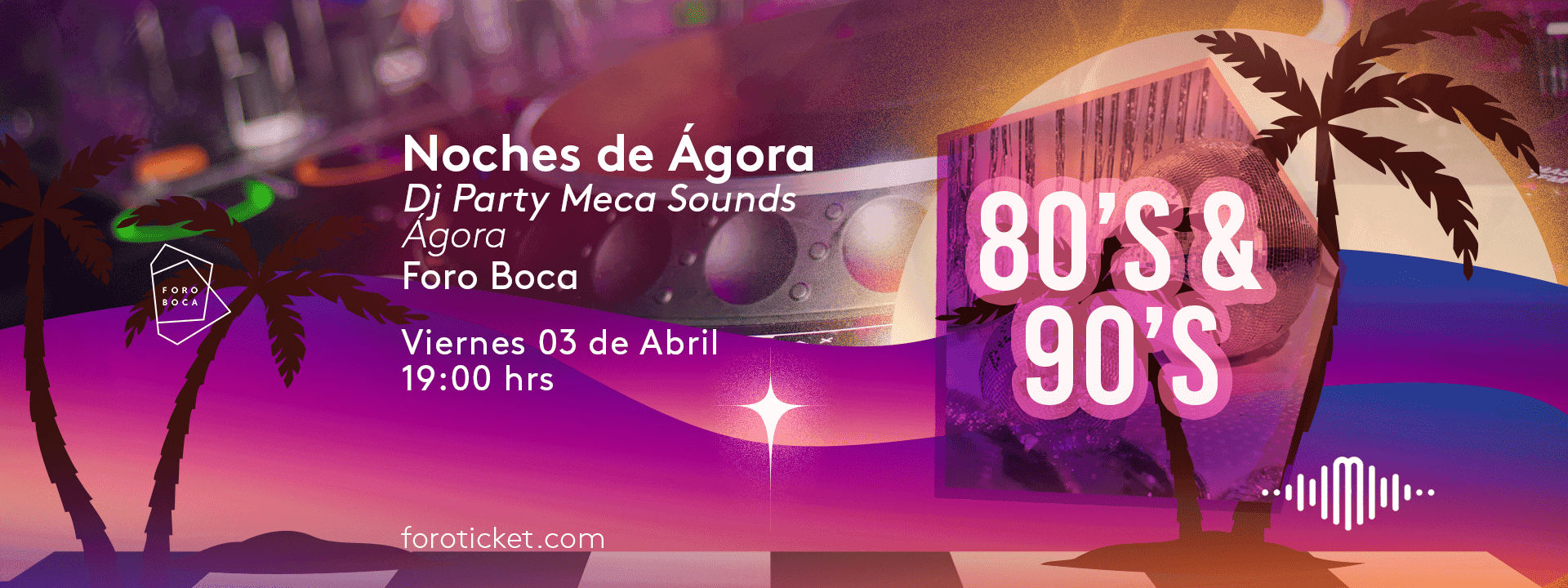 Dj Party Meca Sounds | Noches de Ágora