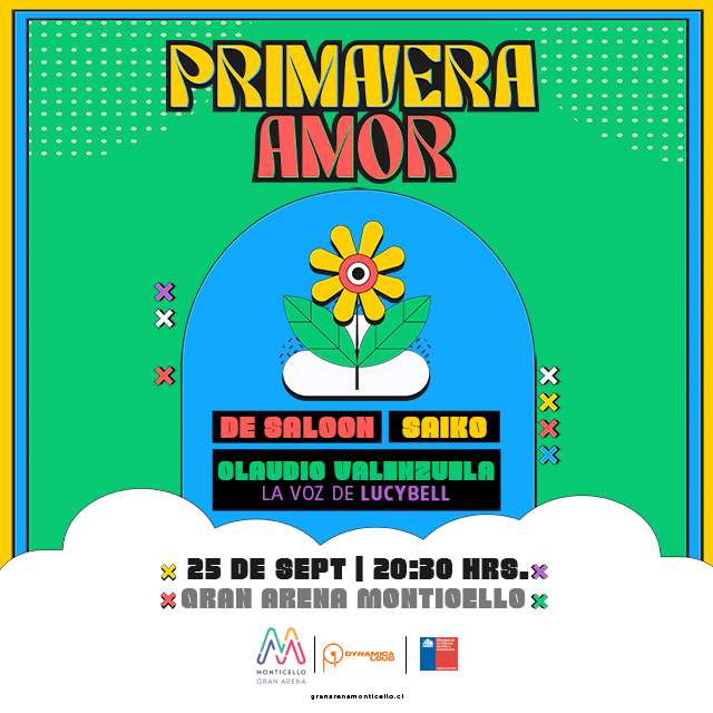 Primavera Amor - De Saloon - Saiko y Claudio Valenzuela - 25 de Septiembre 2026
