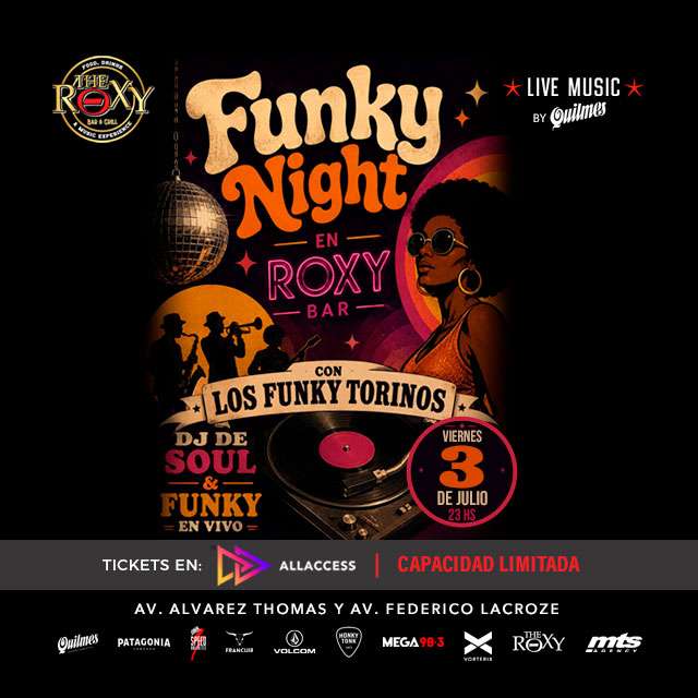 FUNKY TORINOS - FUNKY NIGHT - Viernes 3 de Julio 2026