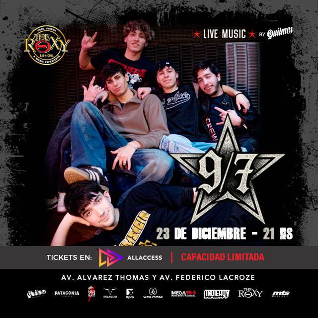 9 DE JULIO presenta “EL FINAL ES EN DONDE PARTÍ” en The Roxy Bar & Grill
