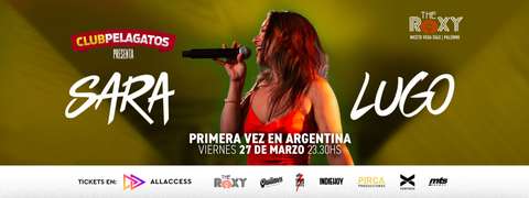 CLUB PELAGATOS PRESENTA A SARA LUGO