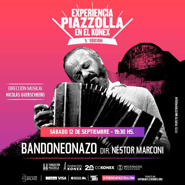 Experiencia Piazzolla: Bandoneonazo en Sala Auditorio