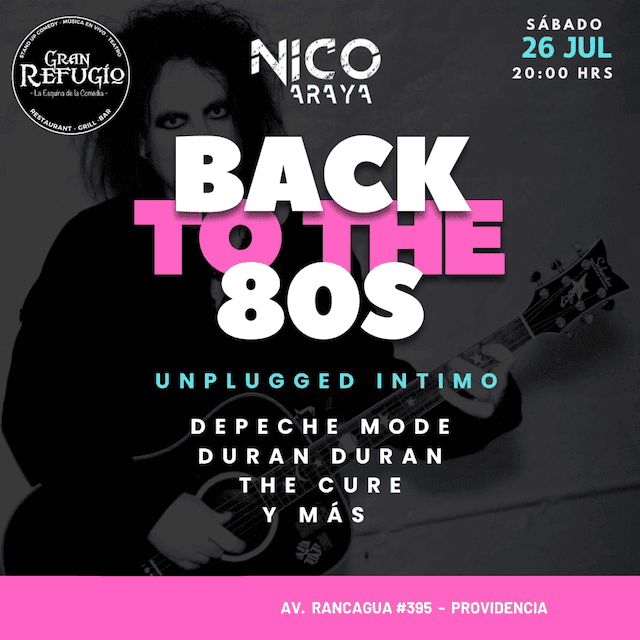 Back To The 80s en Gran Refugio Barrio Italia