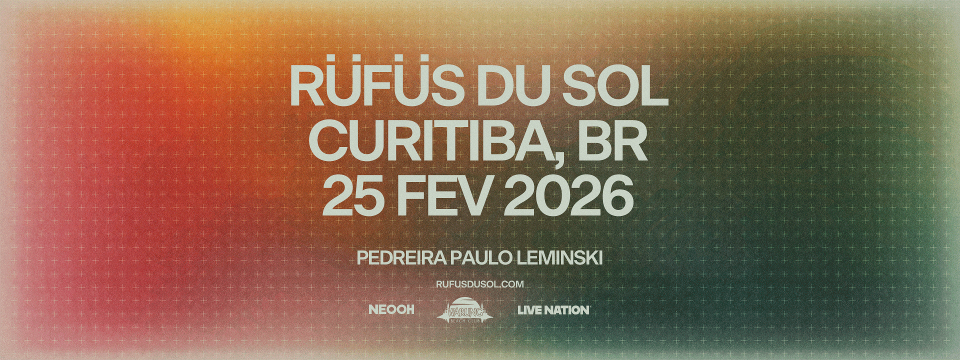 Rüfüs Du Sol - Curitiba - 25/02/2026 - Venda Geral