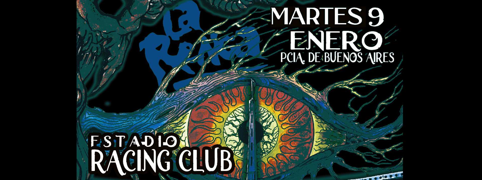 La Renga en Racing Martes 9/1/2024