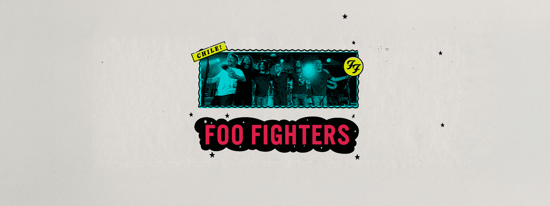 Banner Foo Fighters - Take Cover Tour 2027