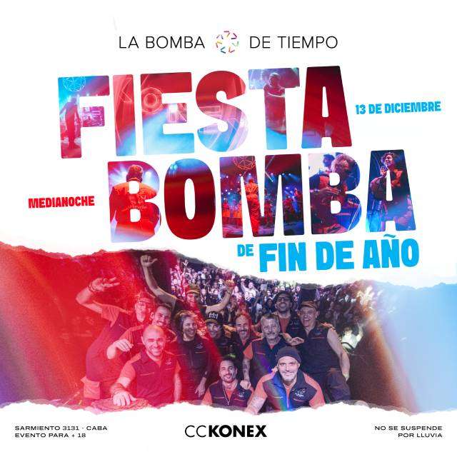 Fiesta Bomba Fin de Año en Sala de las Columnas