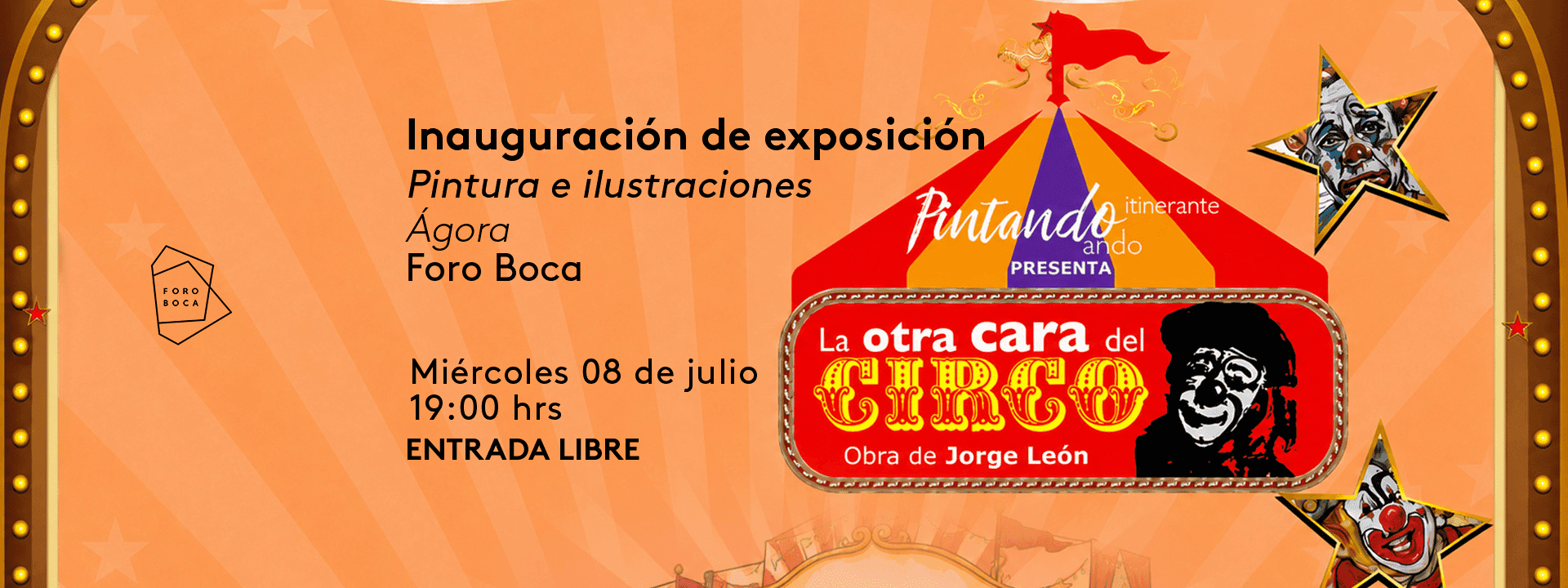 La otra cara del circo | Exhibición de obras