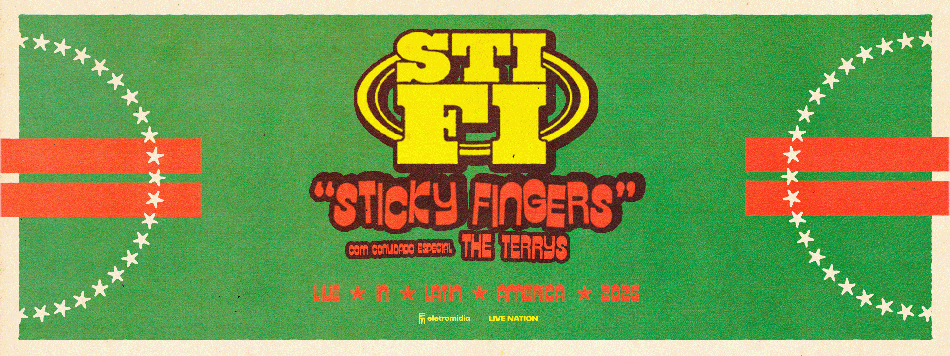 Sticky Fingers - Belo Horizonte - 14/08/2026 - Venda Geral