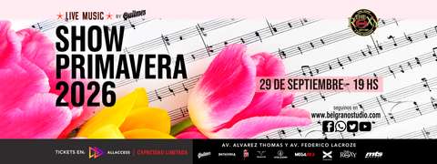 BELGRANO STUDIO - SHOW PRIMAVERA 2026