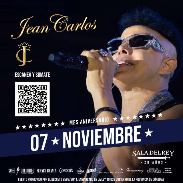 Jean Carlos - Viernes 7 de Noviembre - 23:59hs